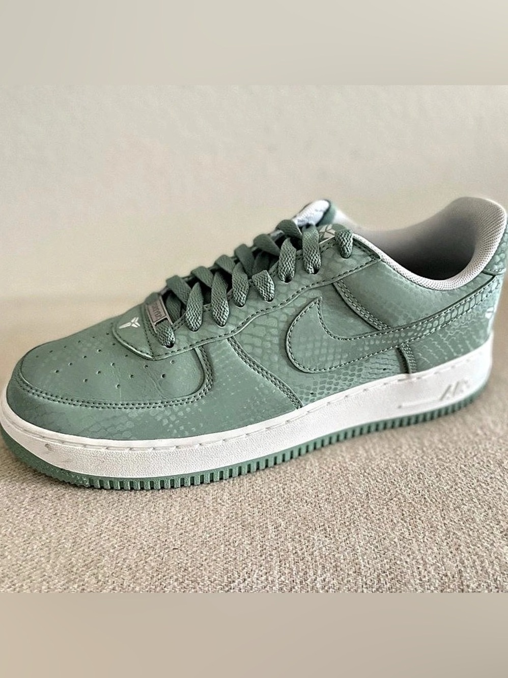 Size 9.5 - Nike Air Force 1 Low Kobe Bryant Forever Steam IB0018-005 Men's New